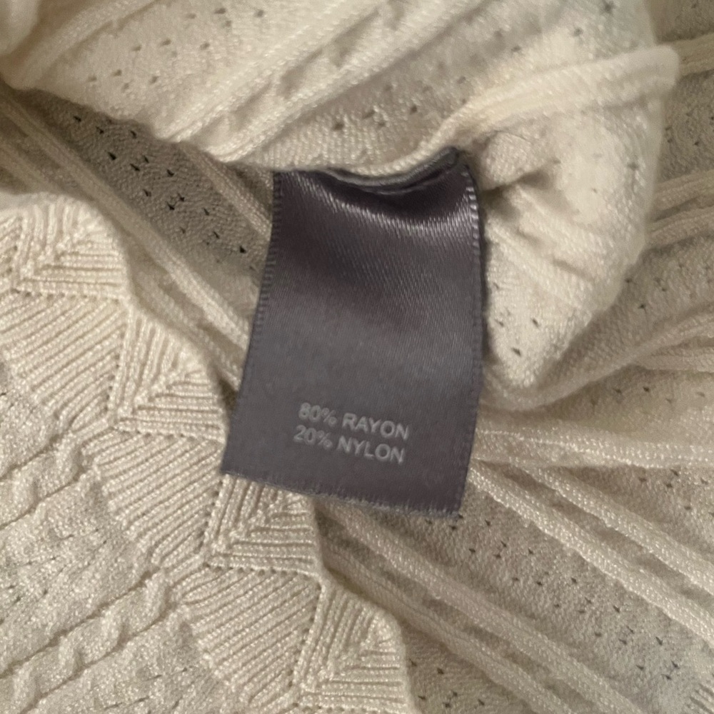 Pointelle Puff Sleeve Sweater - Picture 6 of 6